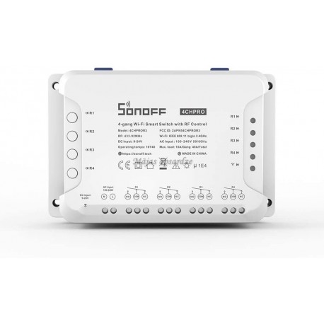 Sonoff 4CH PRO R3 4-kanālu viedais Wi-Fi un 433MHz slēdzis