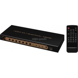 Monacor HDMQS-1044K HDMI splitter 4 kanālu