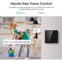 Sonoff T3EU2C-TX viedais Wi-Fi un 433MHz 2 līniju slēdzis melns